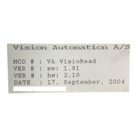 Vision Automation VA VisioRead Controller