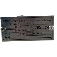 SIEMENS 6ES6400-4BC05-0AA0 Beaking Resistor 1013164