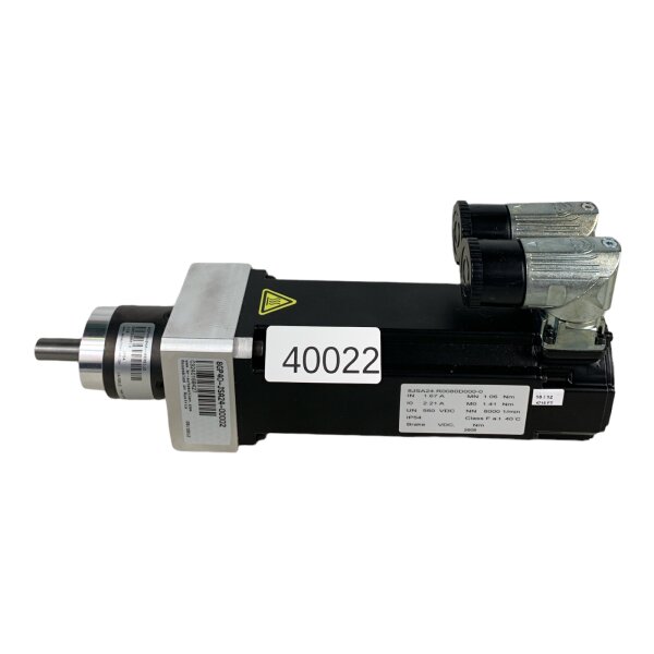 B&R 8JSA24.R0080D000-0 Servomotor + 8GP40-040--003S1J2 Planetengetriebe