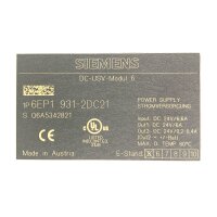 Siemens 6EP1931-2DC21 DC-USV Modul 6