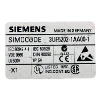 Siemens SIMOCODE 3UF5202-1AA00-1 Bedienbaustein