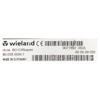 Wieland ricos CANopen 83.033.0000.1 Ethernet