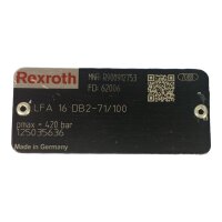 Rexroth LFA 16 DB2-71/100 R900912753 Regelventile Ventil