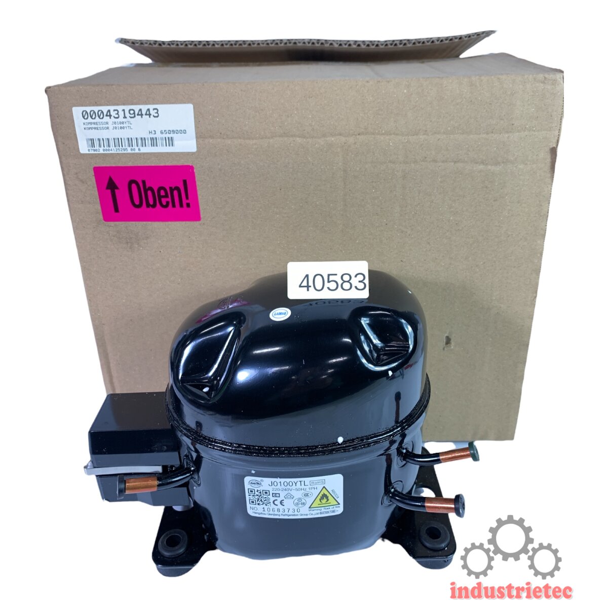 Hangzhou Qianjiang J0100YTL Kompressor Verdichter Kühlkompressor 220 ...