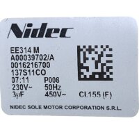 Nidec EE314M Waschmaschienenmotor 137S11C0