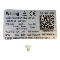 Welling HXGN1L.60 Waschmaschienenmotor 32016267