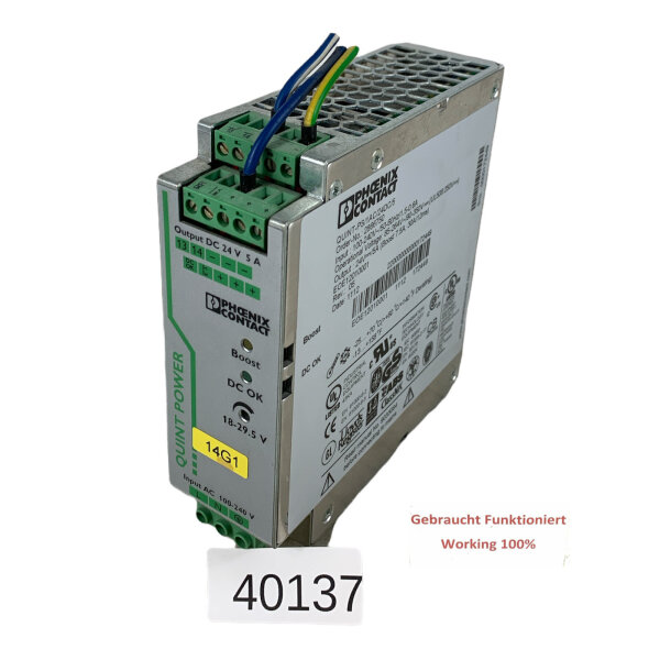 Phoenix Contact QUINT-PS/1AC/24DC/5 Stromversorgung Power Supply 2866750