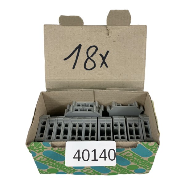 Inhalt 18 Stück! Phoenix Contact UK4-T 4mm² Reihenklemme Klemme Schutzleiter