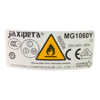 Jiaxipera MG1060Y Kompressor Verdichter Kühlkompressor 220-240V 50Hz