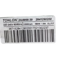 TONLON DUM66-39 Waschmaschinenmotor 380W 220-240V