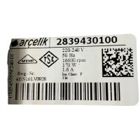 arcelik UM545555F240-01 Waschmaschinenmotor Antriebsmotor 220-240V 170W