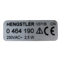 HENGSTLER 0 464 190 Summenzähler Zähler...
