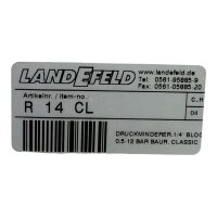Landefeld R14CL Druckminderer R 14 CL