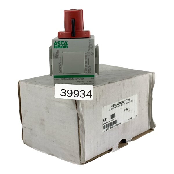 ASCO numatics G652A3M04011700 Isolationsventil