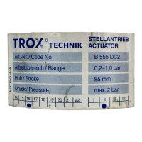 TROX B 555 DC2 Membran-stellantrieb