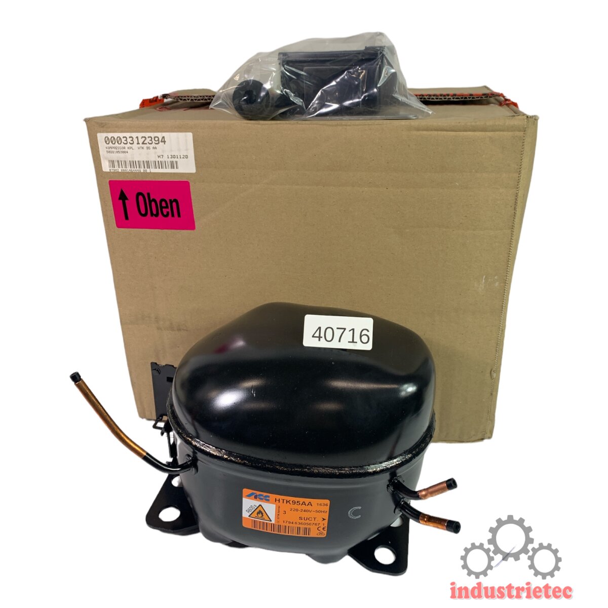 ACC HTK95AA Kompressor Verdichter Kühlkompressor 220-240V 50Hz