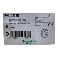 Schneider Electric XAL D222E control Station 2 Taster