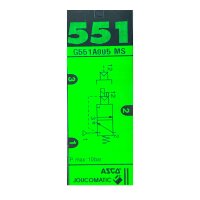 ASCO JOUCOMATIC G551A005 MS Magnetventil Ventil