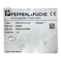 PEPPERL + FUCHS NCN3-F31K-N4-S 223953 Induktiver Sensor