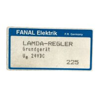 MAN LAMDA-REGLER Grundgerät 24VDC