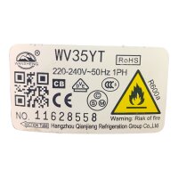 Hangzhou Qianjiang WV35YT Kompressor Verdichter Kühlkompressor 220-240V 50Hz