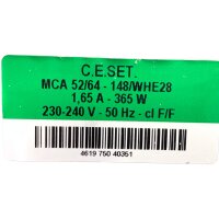C.E.SET MCA 52/64-148/WHE28 Antriebsmotor 480111102968