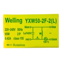 Welling YXW50-2F-2 1035501 Umwälzpumpe Pumpe