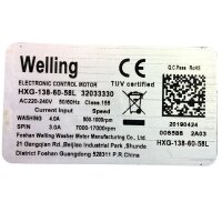 Welling HXG-138-60-58L Electronic Control Motor 32033330