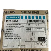 SIEMENS 5SY6 102-7 Leitungsschutzschalter