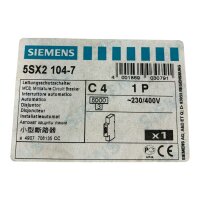 SIEMENS 5SX2 104-7 Leitungsschutzschalter