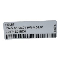 Endress + Hauser FEL57 FW-V 01.00.01 HW-V 01.01 Modul E9371E01BD6