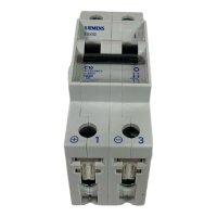 SET INHALT 5 STK! SIEMENS C10 5SX52 Leitungsschutzschalter 5SX5210-7