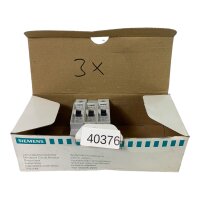SET inhalt 3 Stk! Siemens 5SX21 Leistungsschalter A6 5SX2106-5