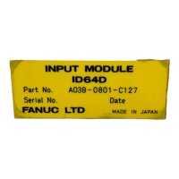 FANUC A03B-0801-C127 Input Module ID64D