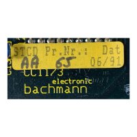 electronic Bachmann 50017 01/00 Steuerkarte