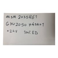 MSM 2035861 GHU2050 H43A01 Motor