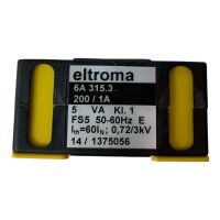 eltroma 6A 315.3.200/1A Stromwandler