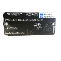 Rexroth Hydraulics 00502277 PV7-19/40-45RE37MC5-16 Hydraulikpumpe Flügelzellenpumpe