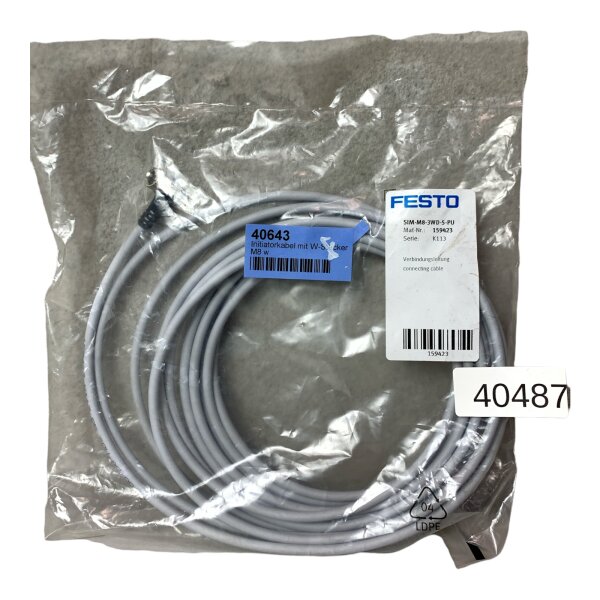 FESTO SIM-M8-3WD-5-PU Verbindungsleitung 159423