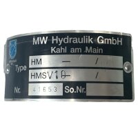 MW Hydraulik HM-HMSV10 Hydraulikmotor