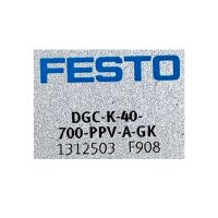 FESTO DGC-K-40-700-PPV-A-GK 1312503 Pneumatischer Magnetischer Linearantrieb