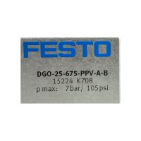 FESTO DGO-25-675-PPV-A-B 15224 Linearantrieb