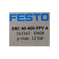 FESTO DNC-40-400-PPV-A 163347 Kompaktzylinder Zylinder