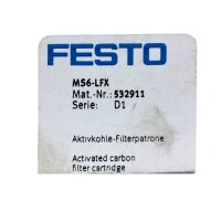 FESTO MS6-LFX 532911 Aktivkohle-Filterpatrone Filter