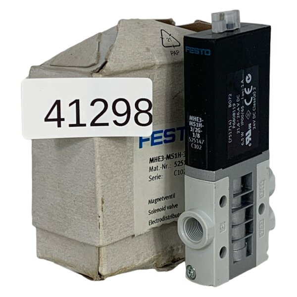 FESTO MHE3-MS1H-3/2G-1/8 525147 Magnetventil Ventil