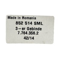 SET INHALT 3 Stk! MAHLE 852514SML Filterelement Filter