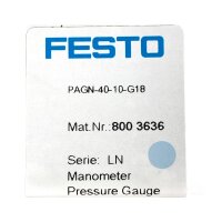 FESTO LR-1/4-D-7-MINI 162583 Druckregelventil PAGN-40-10-G18