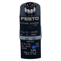 FESTO SDE5-D10-O-Q4E-P-M8 527466 Drucksensor
