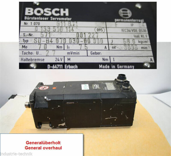 Bosch SD-B4 070 030-00 000 SD-B4070030-00000  SD-B4.070.030-00.000
