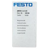 FESTO JMVH-5-1/4-B Magnetventil Ventil 19136